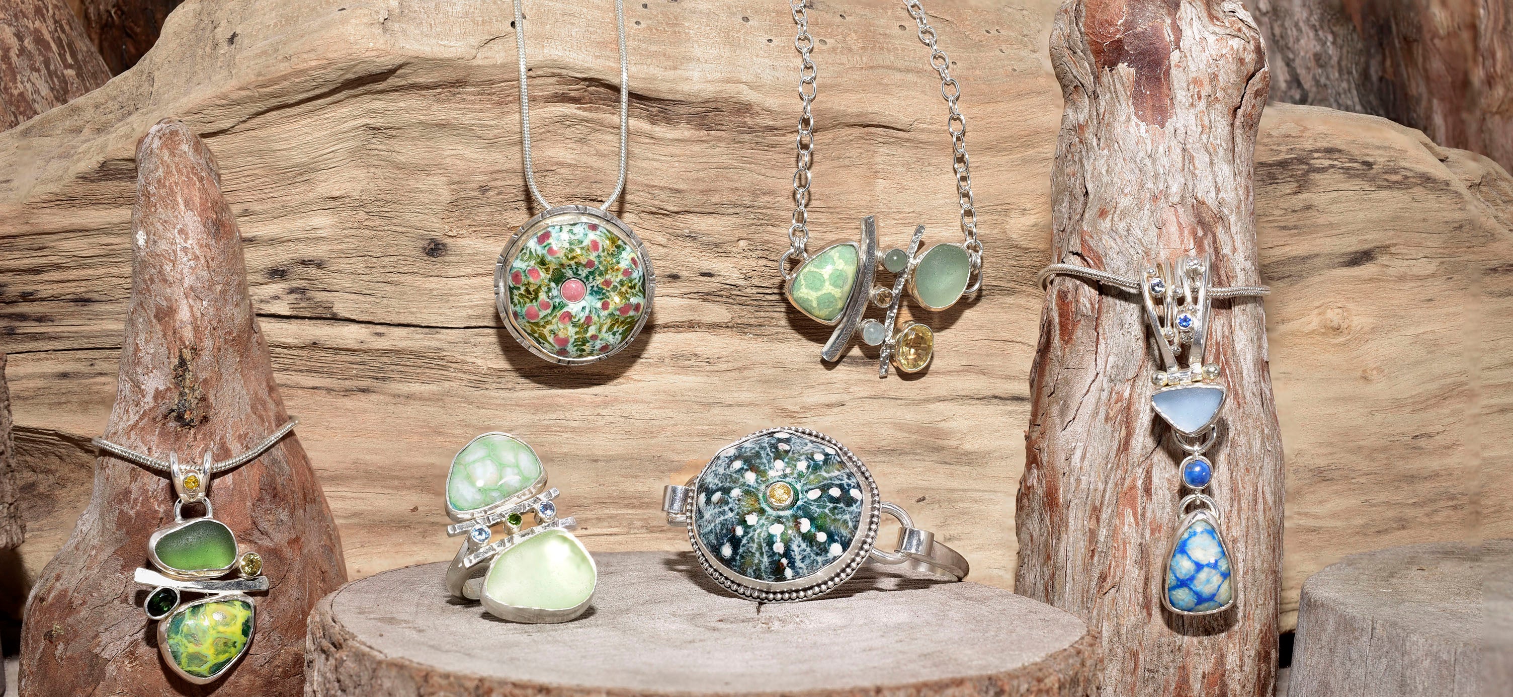 Enamel jewelry collection