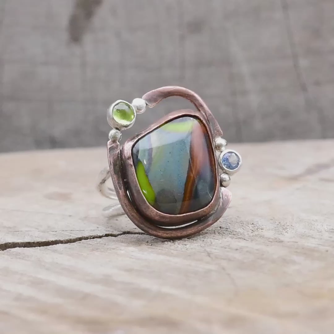 Video of a ring rotating