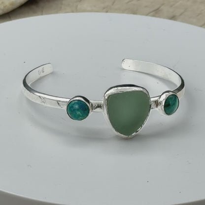 Video of sea glass bracelet