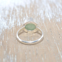 Load image into Gallery viewer, Sea glass ring in sterling silver (R243)
