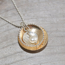 Load image into Gallery viewer, Sterling silver and 14k gold fill necklace (N653)
