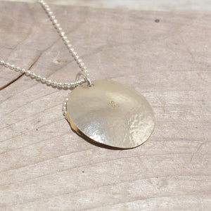 Sterling silver and 14k gold fill necklace (N654)